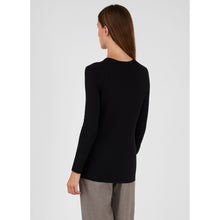 Merino Silk Henley | Women | Black