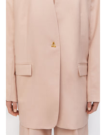 Mesina | Oversized Blazer | Pale Rose