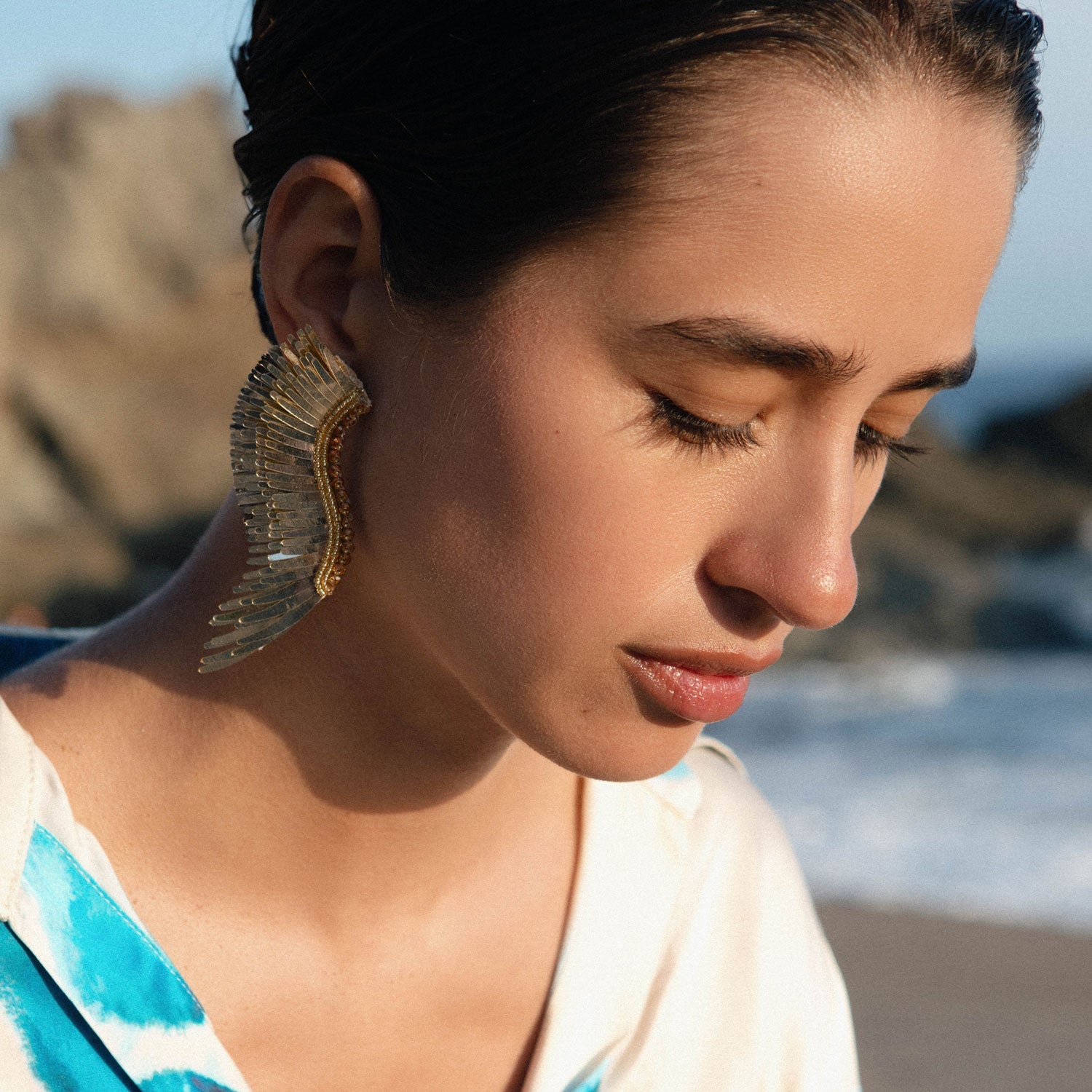 Madeline Earrings | Gold | 14K Gold Plated Brass