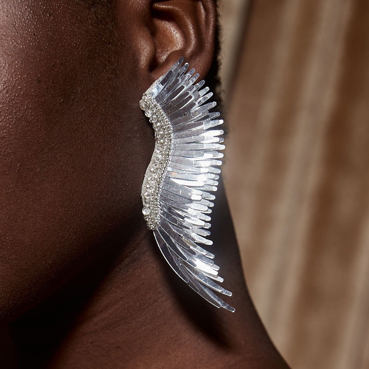 Madeline Earrings | Silver | Rhodium Plated Brass