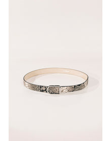 Mija Snake | Beige Snake & Silver