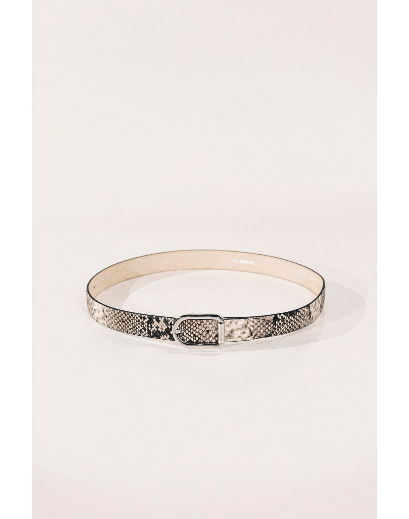 Mija Snake | Beige Snake & Silver