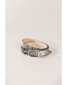 Mija Snake | Beige Snake & Silver