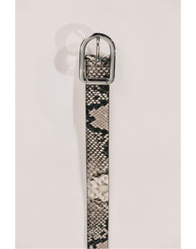 Mija Snake | Beige Snake & Silver