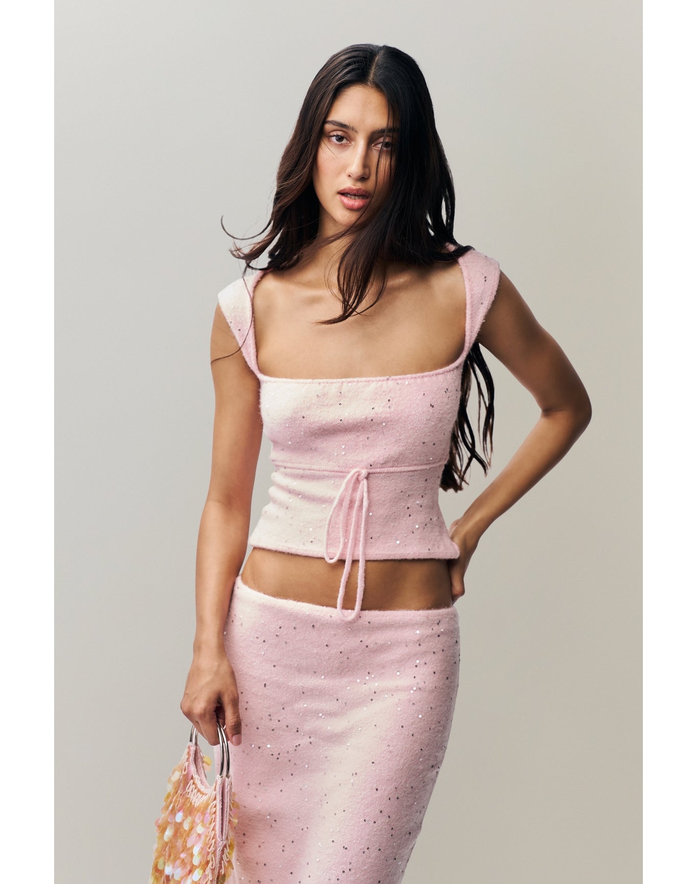 Miki Sequin Knit Top | Ballet Slipper