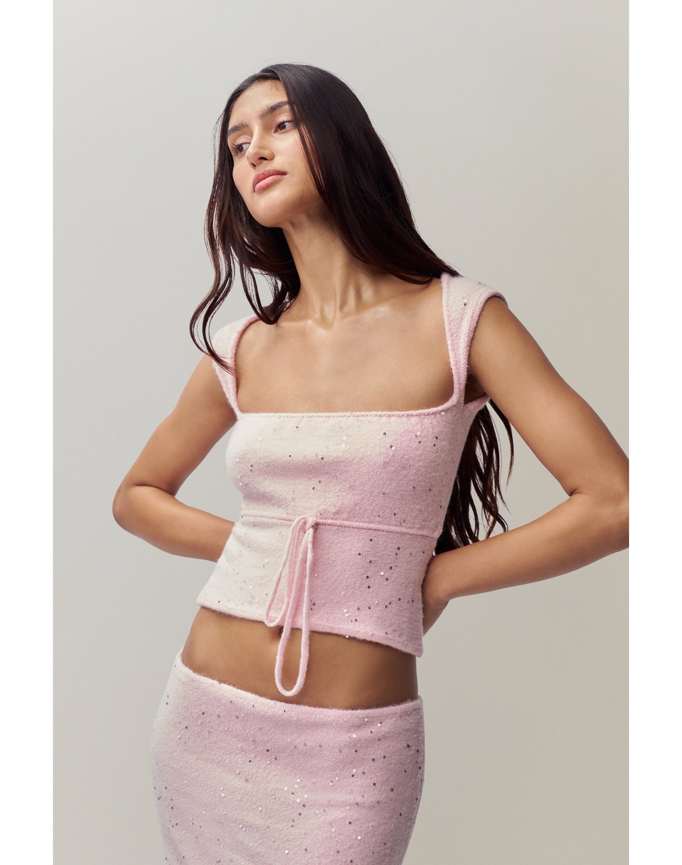 Miki Sequin Knit Top | Ballet Slipper