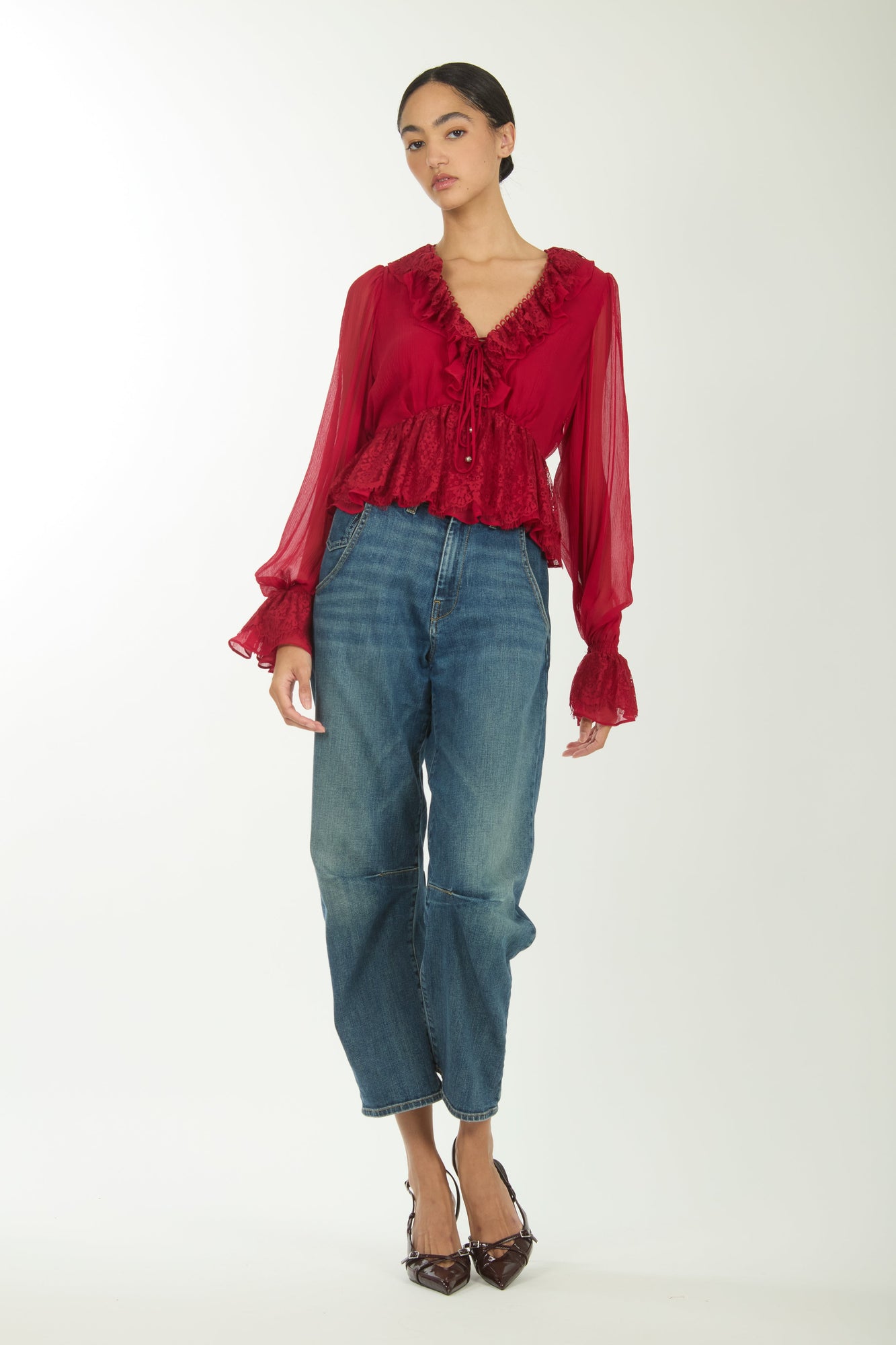 Milana Top | Lipstick Red