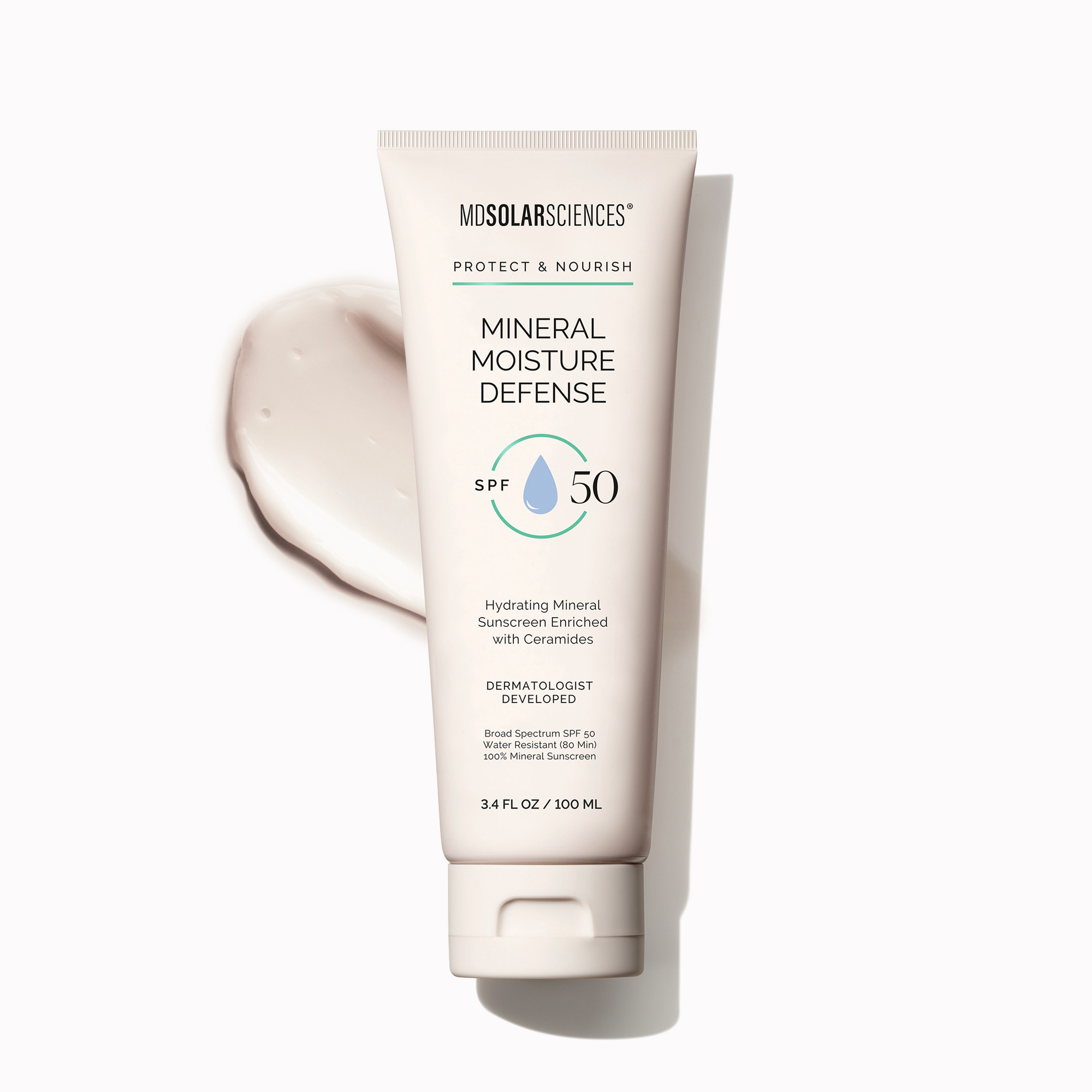 Tube of MDSolarSciences Mineral Moisture Defense sunscreen