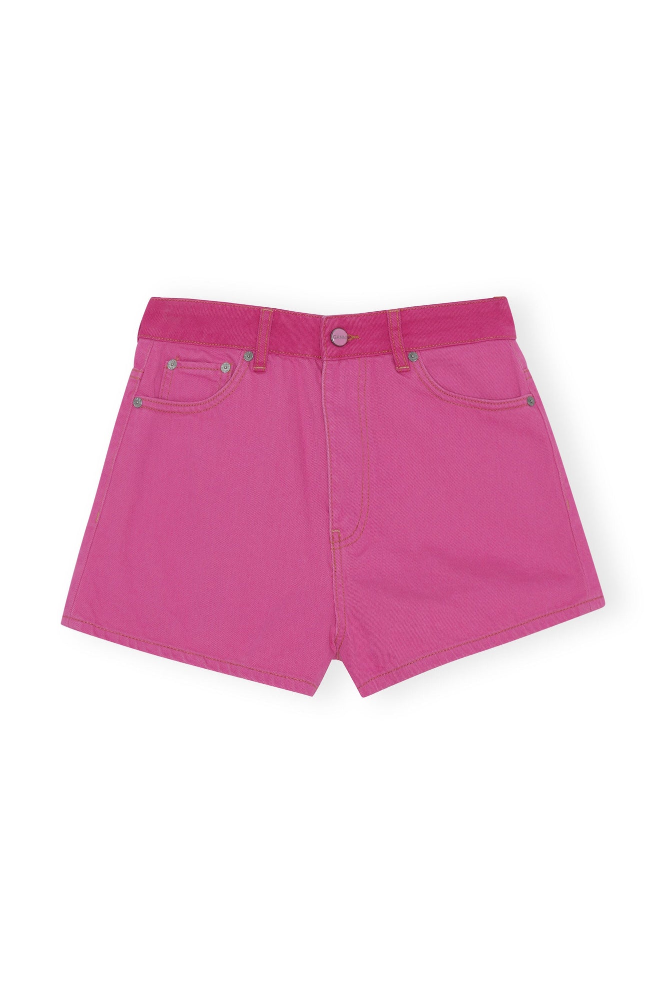 Mini Denim Shorts | Phlox Pink