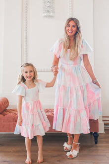 Girls | Mini Cotton Candy Dress | Multi