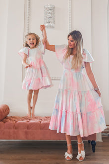 Girls | Mini Cotton Candy Dress | Multi