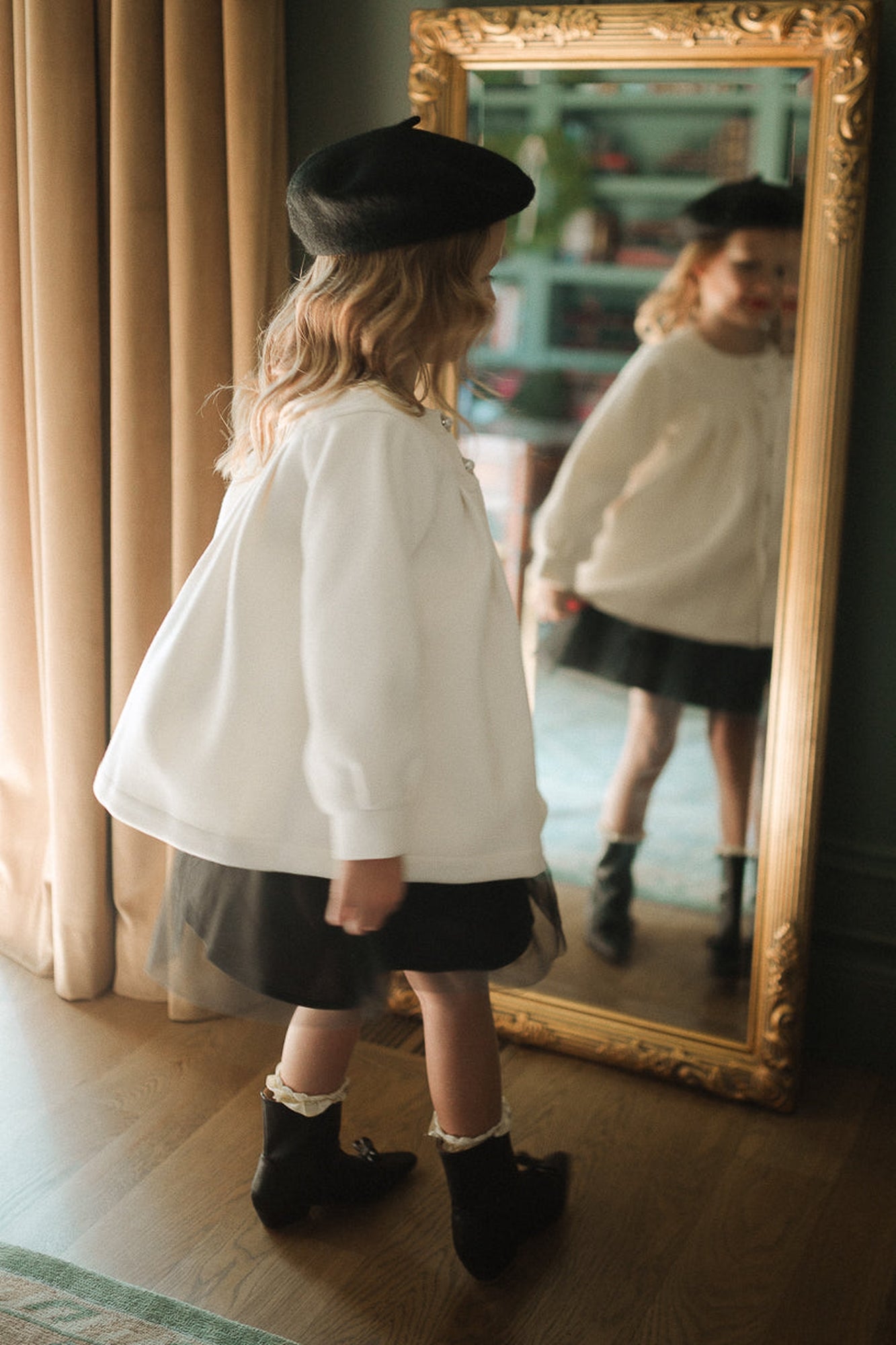 Girls | Mini Della Coat | Cream