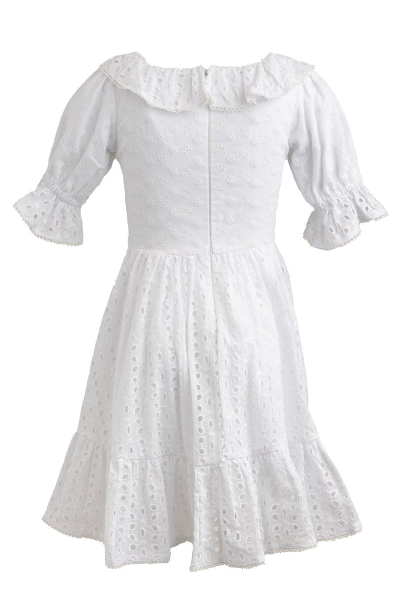 Girls | Mini Sadie Dress | White