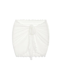 Mini Power Mesh Sarong | Off White