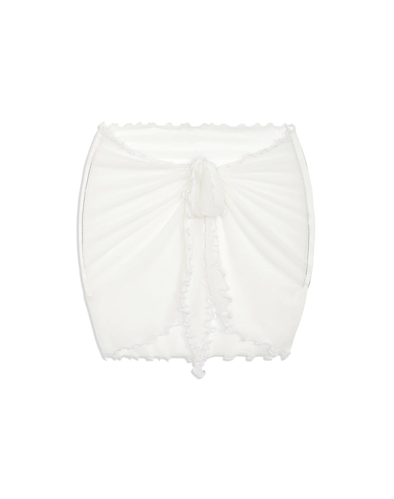 Mini Power Mesh Sarong | Off White