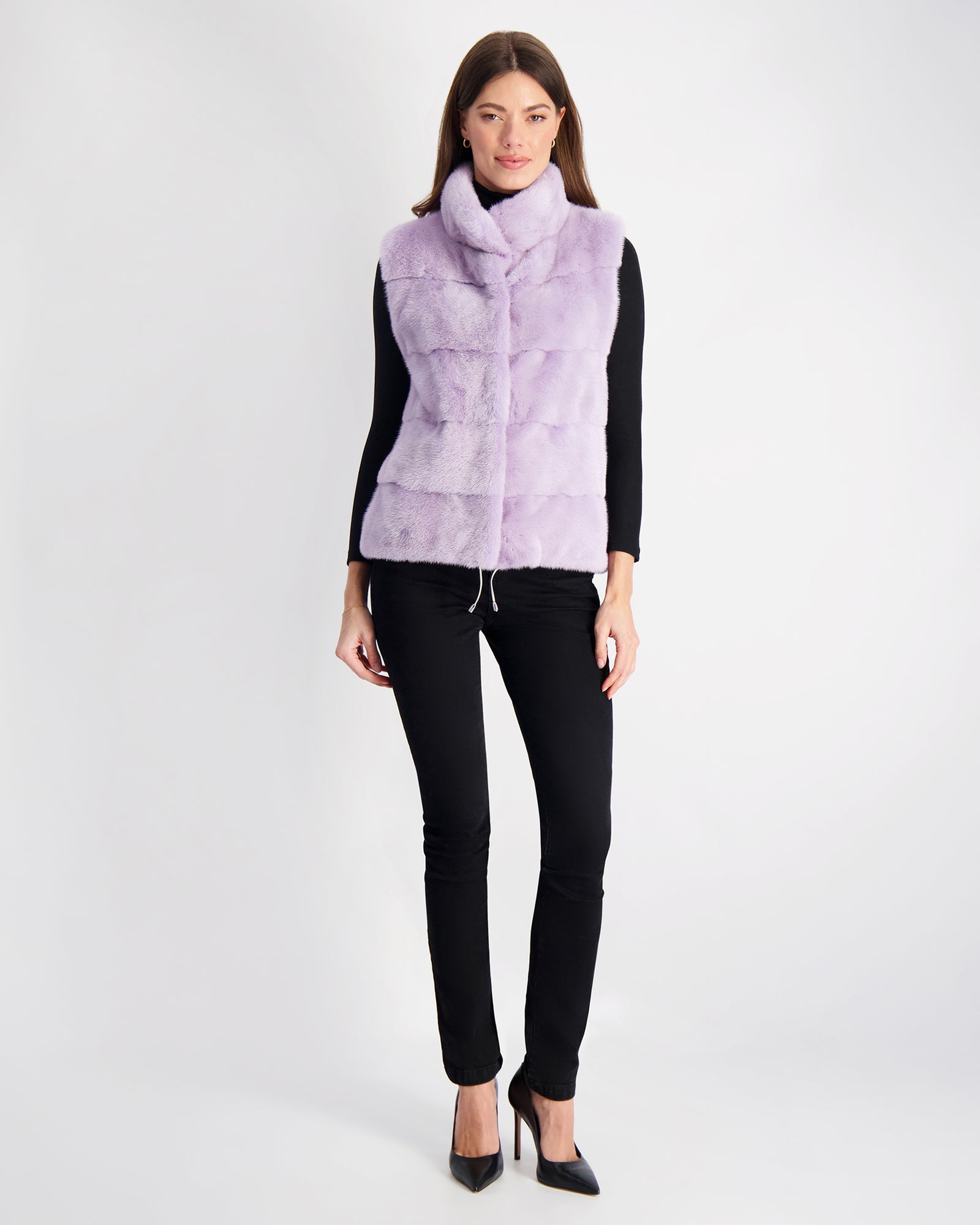 Mink Vest | Violet