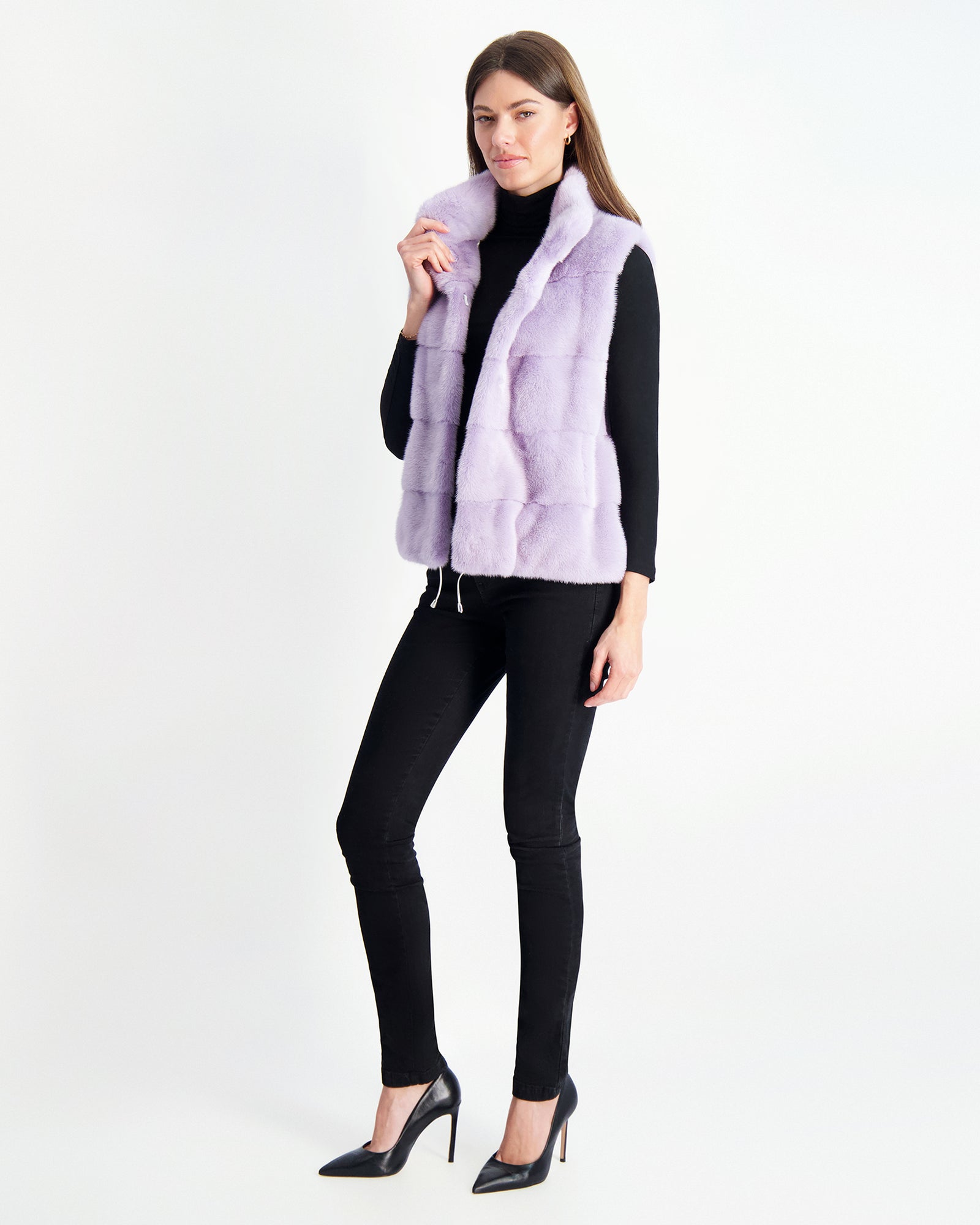 Mink Vest | Violet