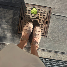 Womens | Mira Fisherman Sandal | Greige Snake