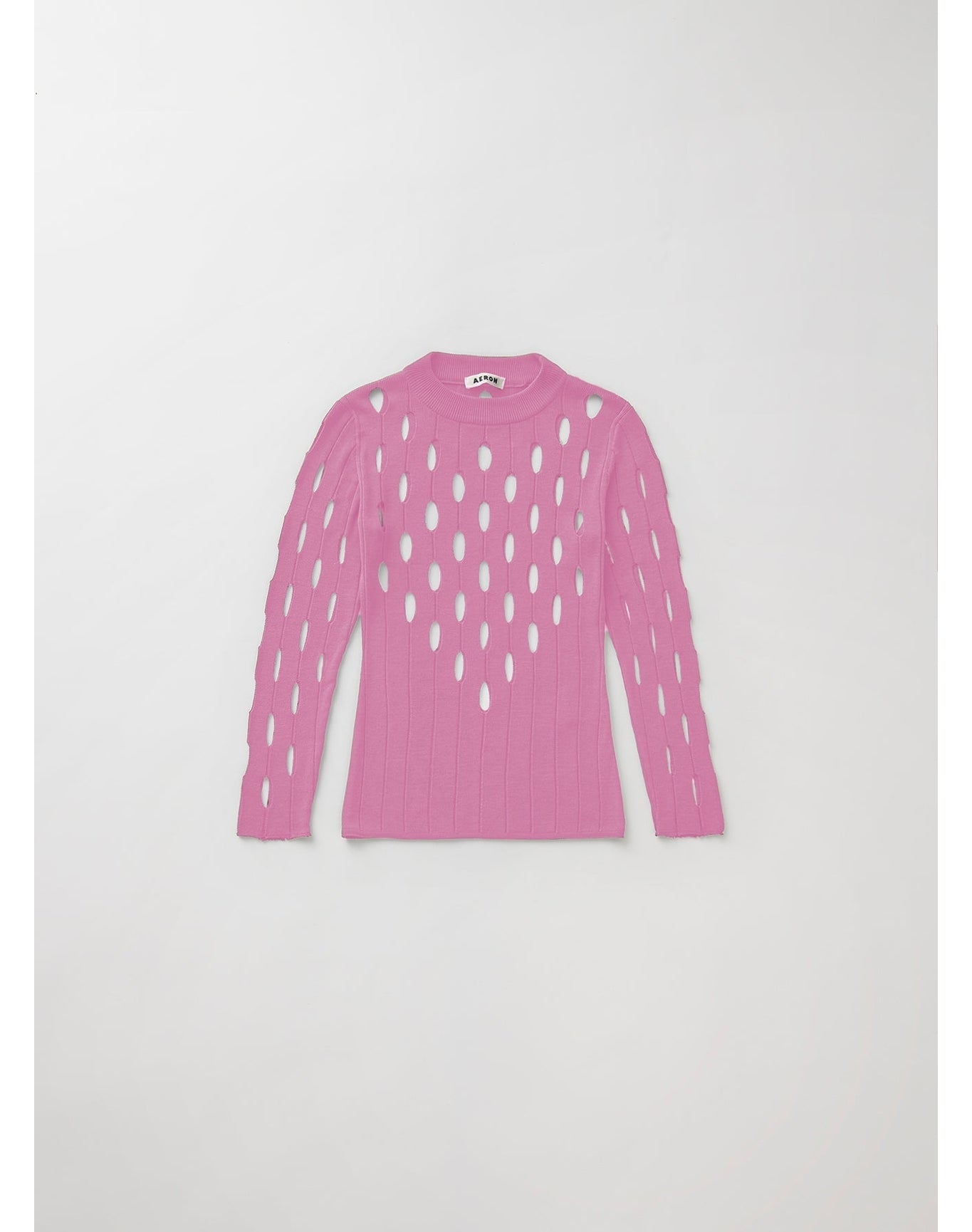 Misty | Cut-Out Longsleeve Top | Electric Rose