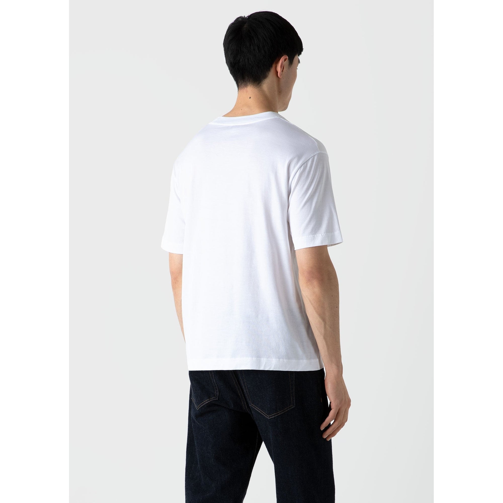 Mock Neck T-shirt | Men | White