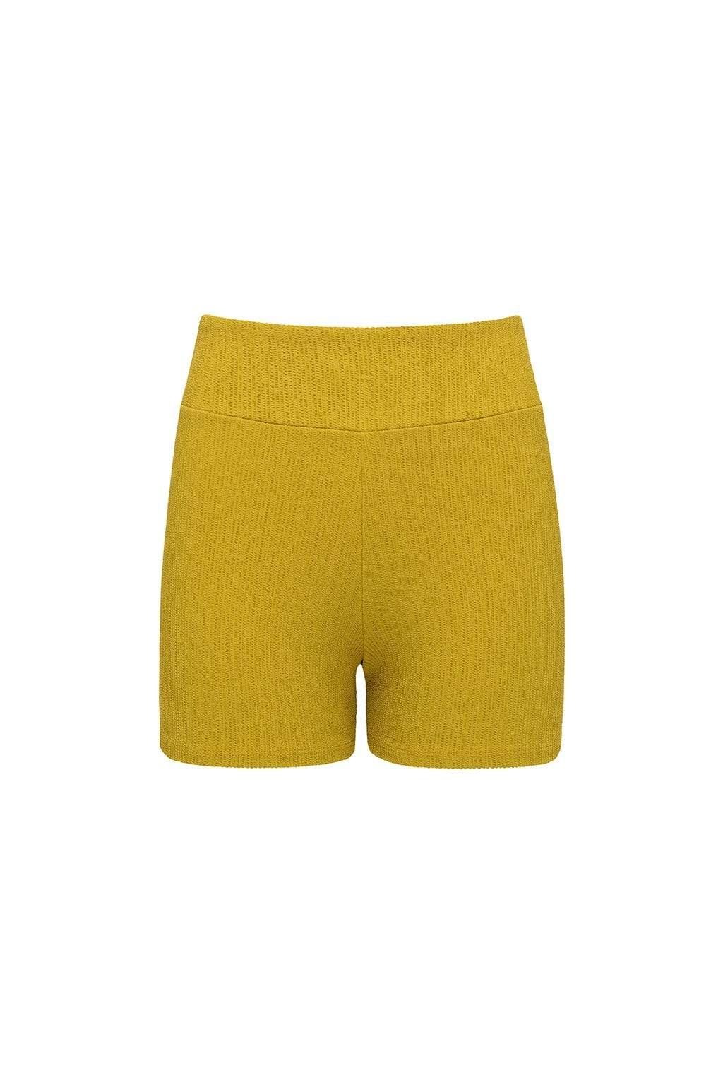 Classic Bike Short | Key Lime Micro Scrunch