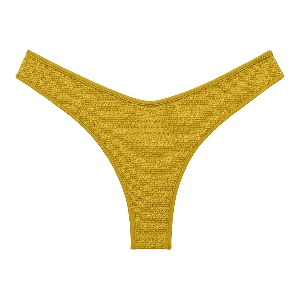 Women | Micro Scrunch Lulu Bikini Bottom | Key Lime Micro Scrunch