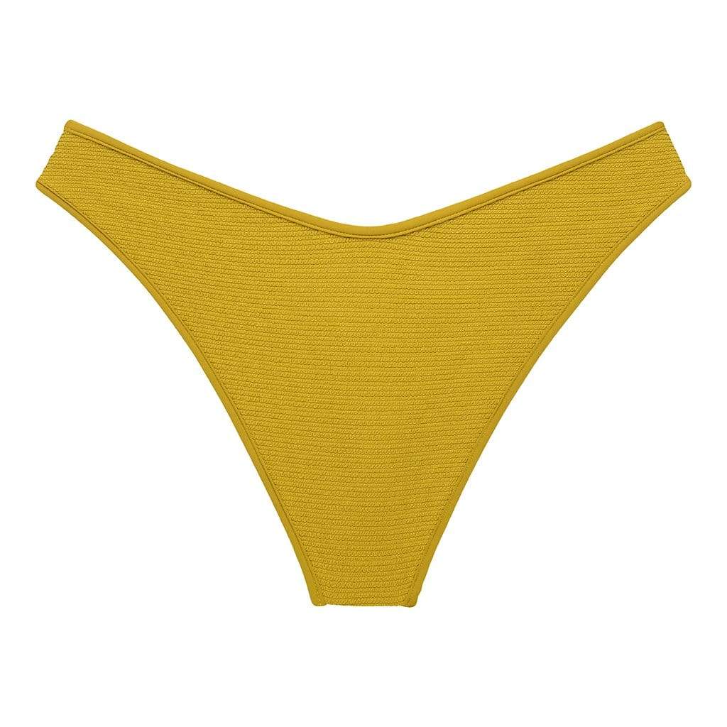 Women | Micro Scrunch Lulu Bikini Bottom | Key Lime Micro Scrunch