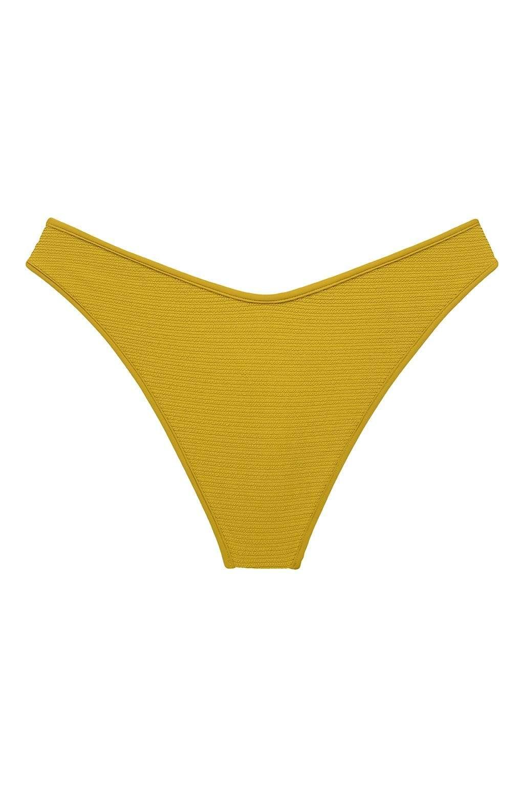 Lulu Bikini Bottom | Key Lime Micro Scrunch