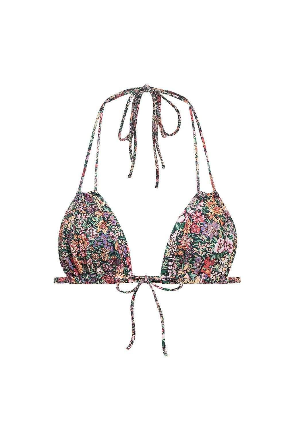 Euro Bow Bikini Top | Mara Floral