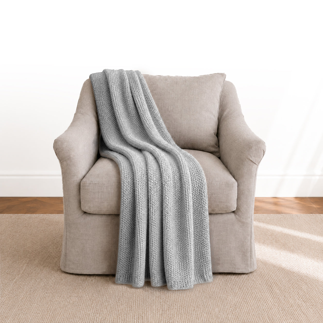 Morgan Throw | Light Grey