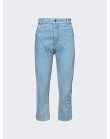Mugler | Women | Trousers | Light Blue