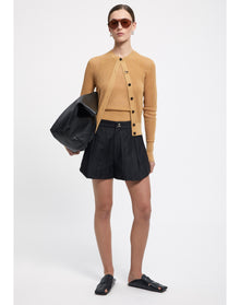 Muriel | High Waisted Shorts | Black