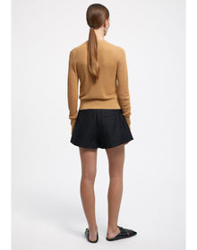 Muriel | High Waisted Shorts | Black