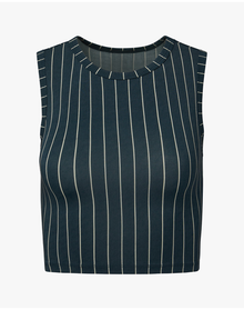 Muscle Tank | Navy x Cream