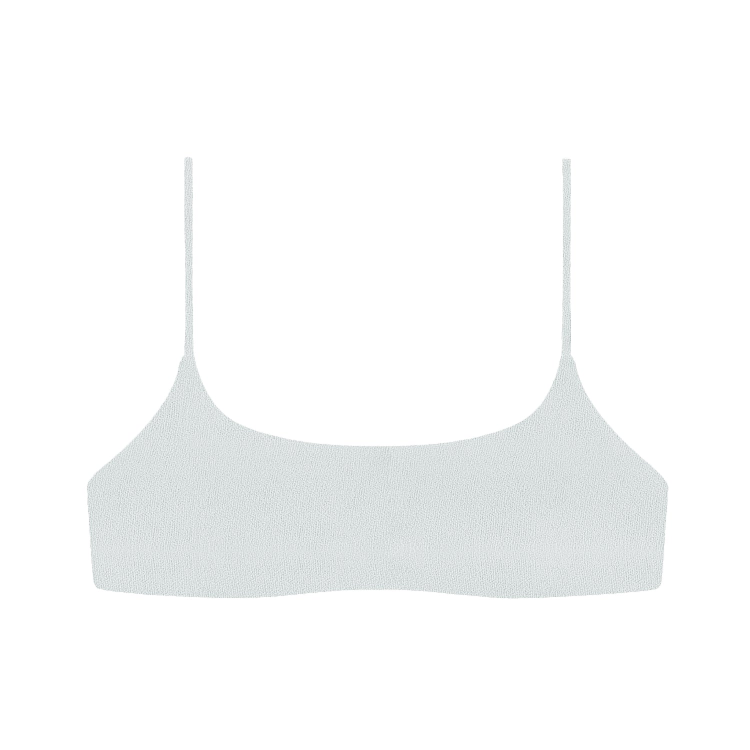 Muse Scoop Top | White Terry Sheen