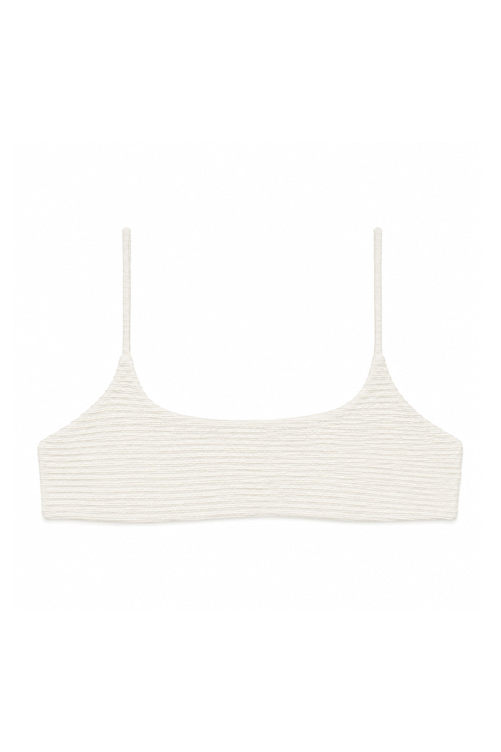 Muse Scoop Top | Ivory Jacquard