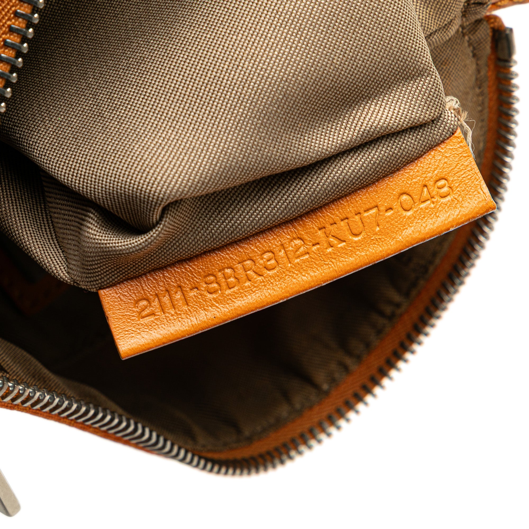 Fendi | Pre-Owned Zucchino Canvas Hobo | Orange