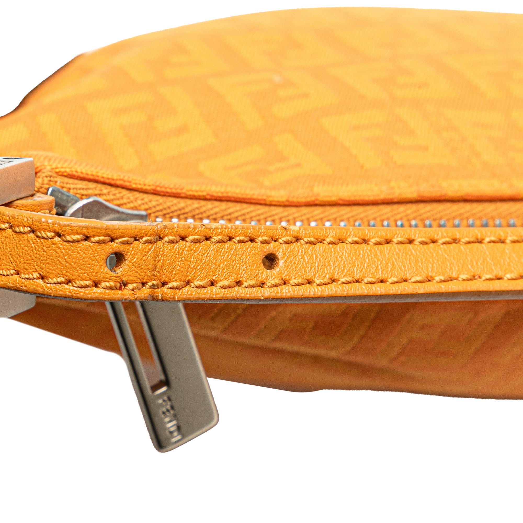 Fendi | Pre-Owned Zucchino Canvas Hobo | Orange