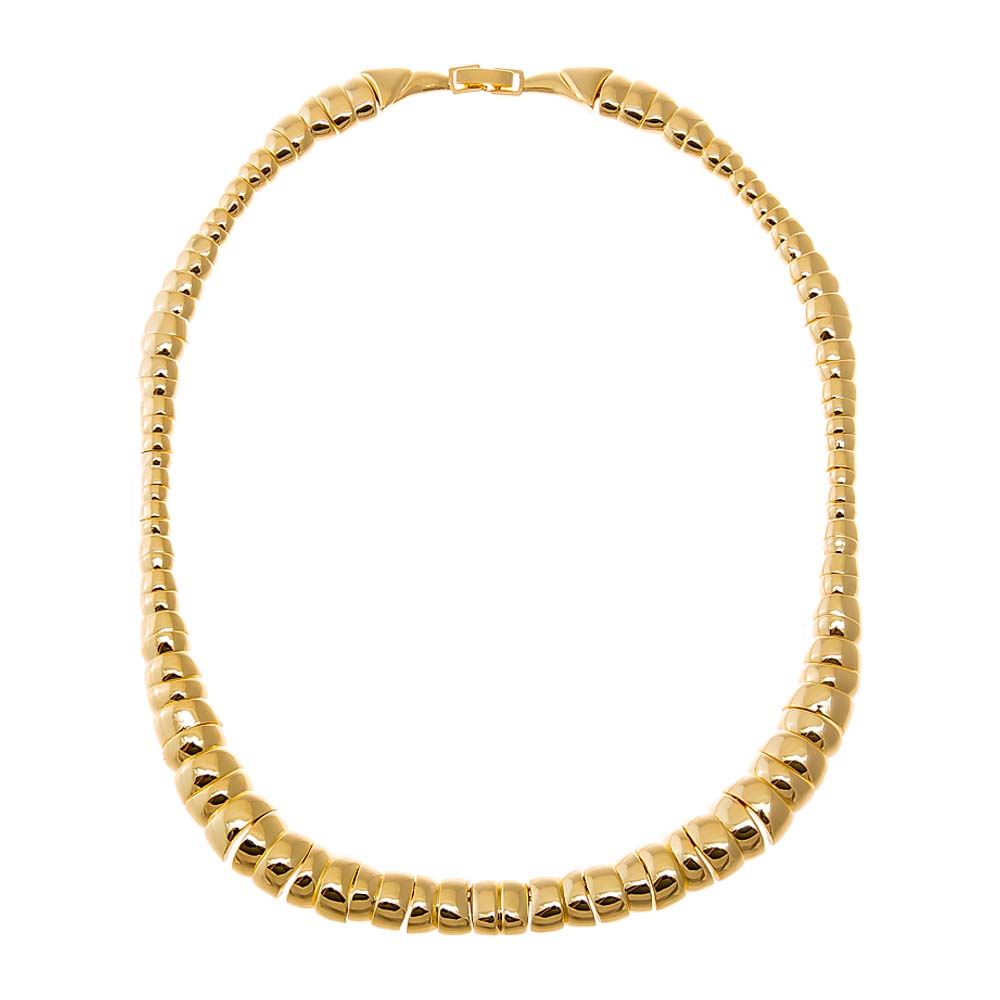 Ball Clustered Graduated Fancy Necklace - Adina's Jewels