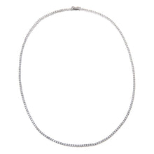  Lab Grown Diamond Four Prong Tennis Necklace 14K - Adina's Jewels