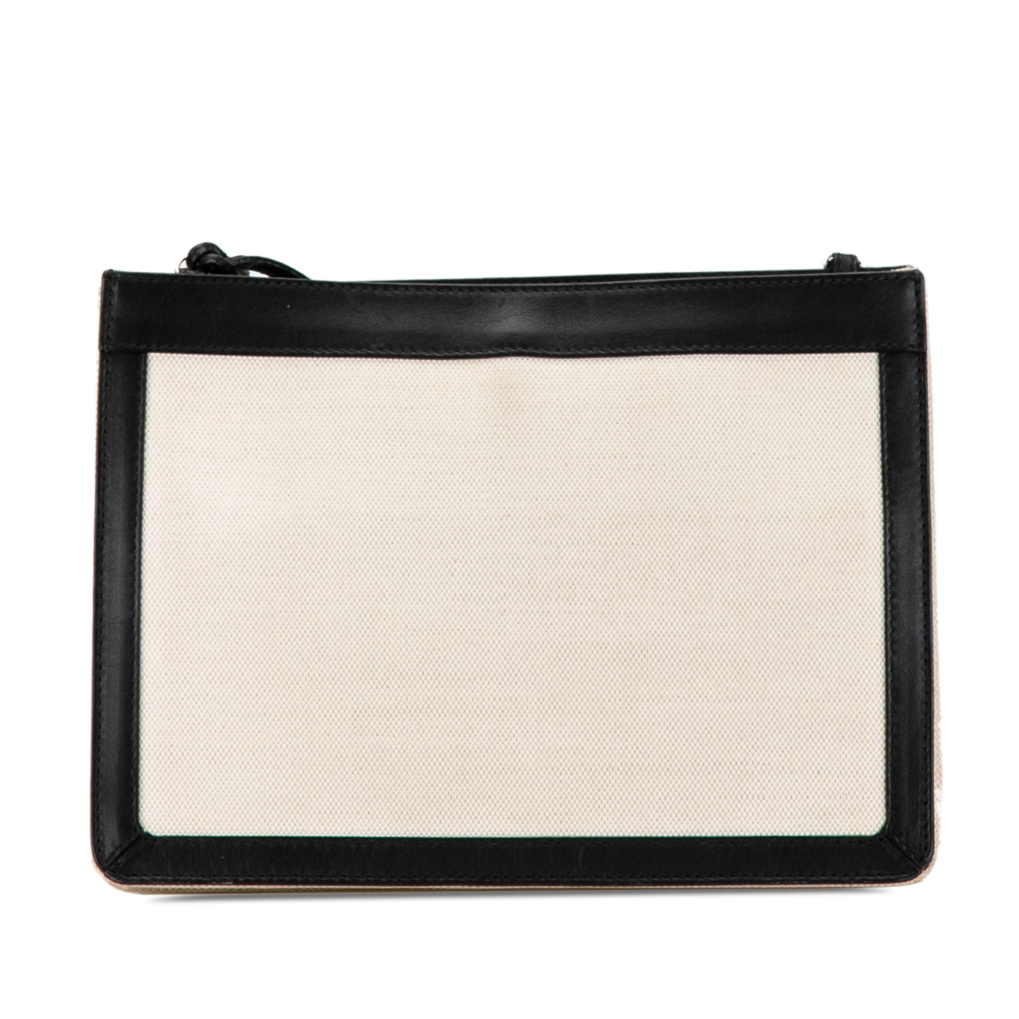 Balenciaga | Pre-Owned Canvas Navy Pochette Crossbody | Brown