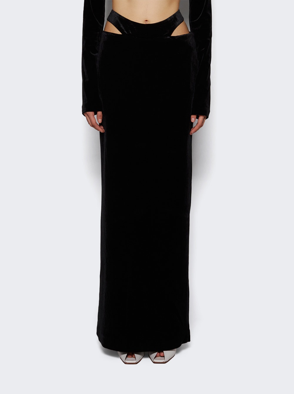 Women | THE NEW ARRIVALS ILKYAZ OZEL | Dia Skirt | Black Panther