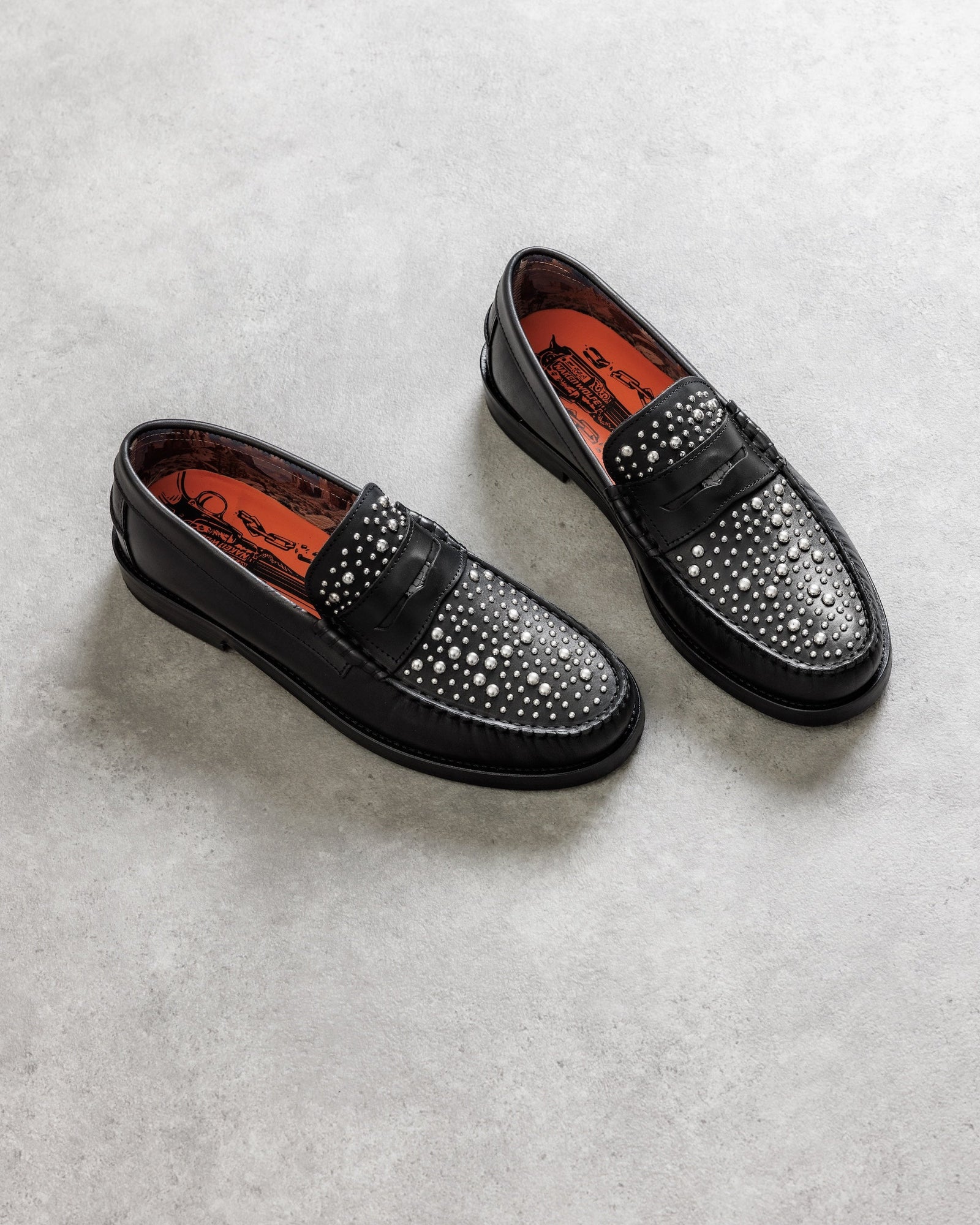 Mens | Riviera Loafer | Black Studs