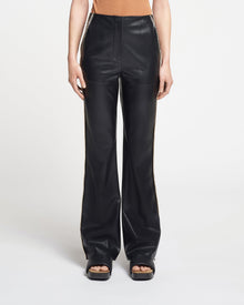 Womens | Manola Okobor Alt-Leather Pants | Black