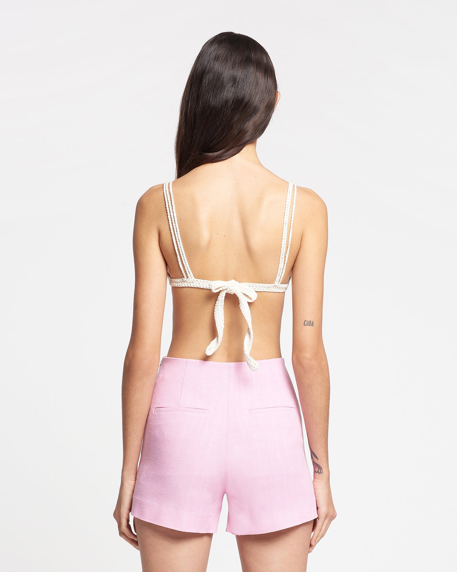 Ellison Crochet Bra | Off White