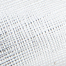 Napoli Flats | Silver Metallic Textured Faux Leather