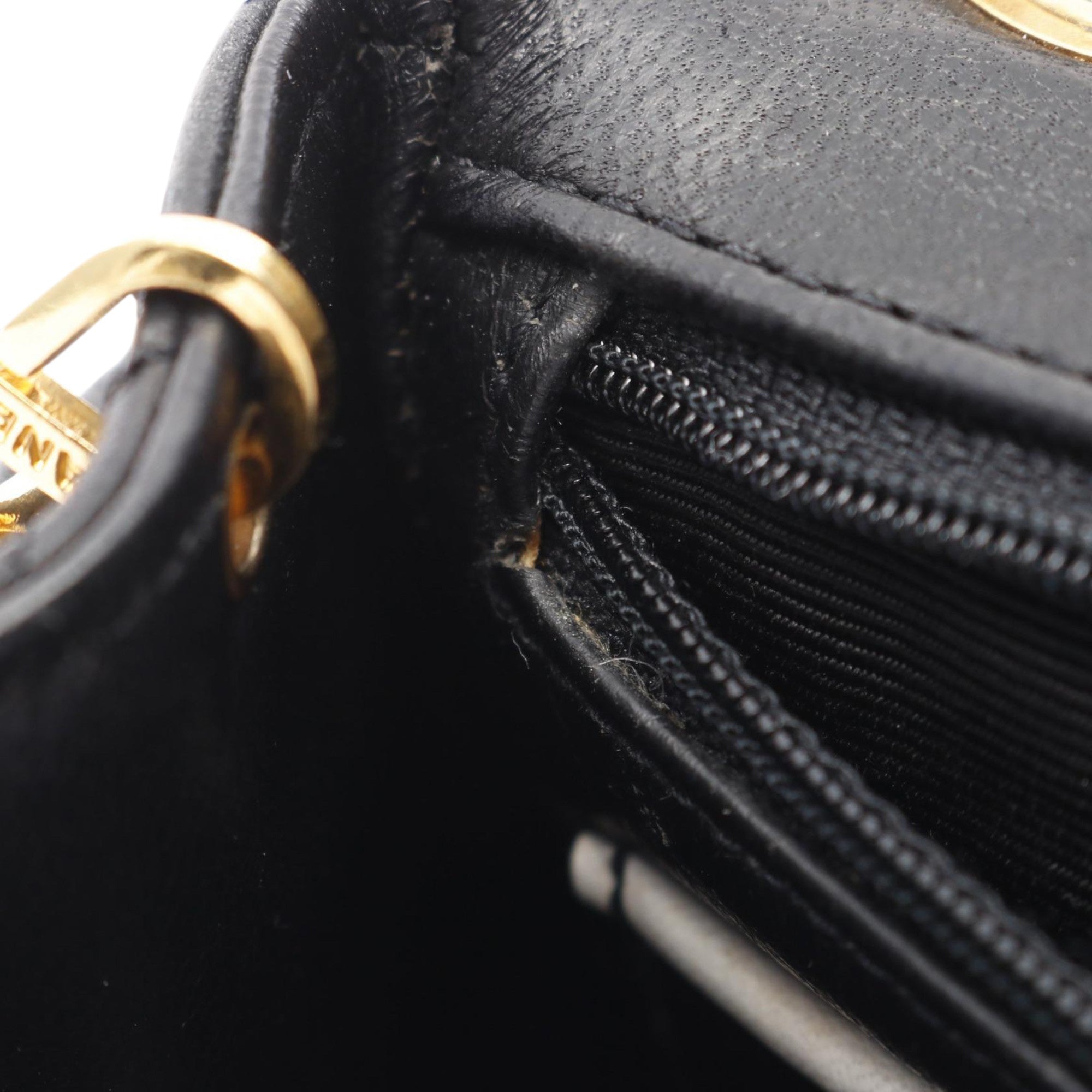 Chanel | Pre-Owned Mini Classic Quilted Lambskin Square Single Flap | Black