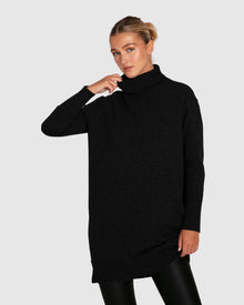Women | Nothing Compares Knit Dress | Black
