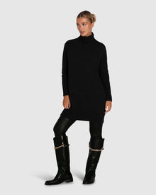 Women | Nothing Compares Knit Dress | Black