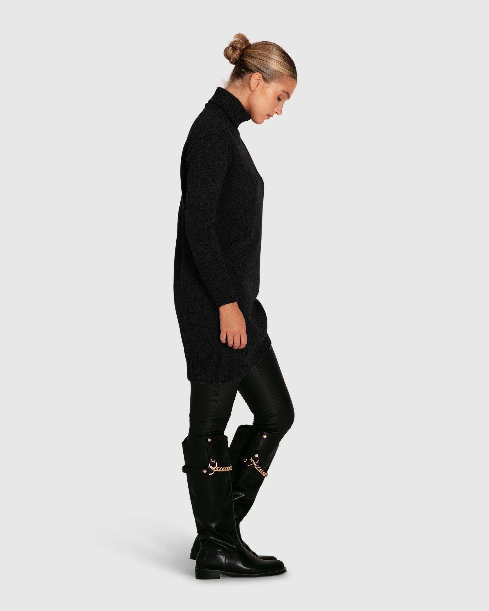 Women | Nothing Compares Knit Dress | Black